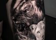 tatuaggio leone